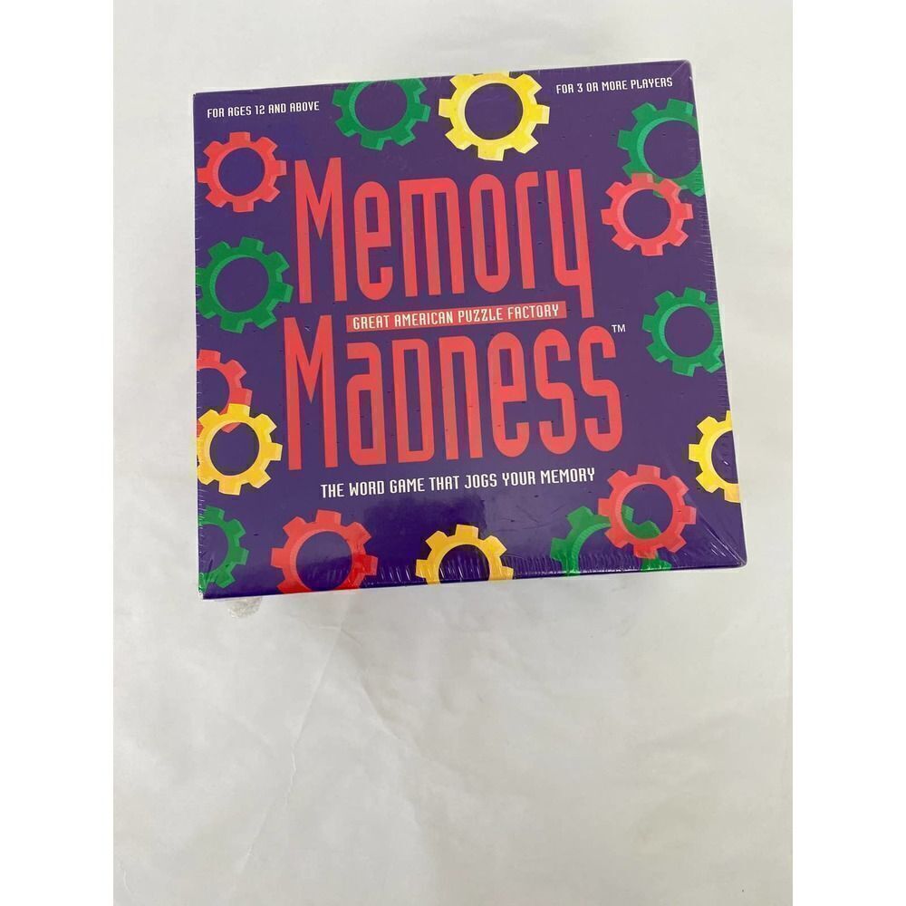 Vintage NWT 1994 Memory Madness Game